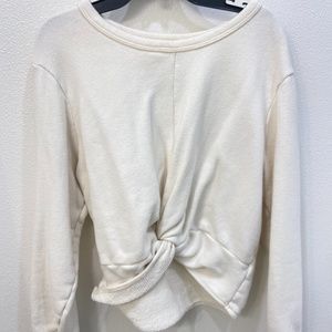 Madwell twist front sweatshirt